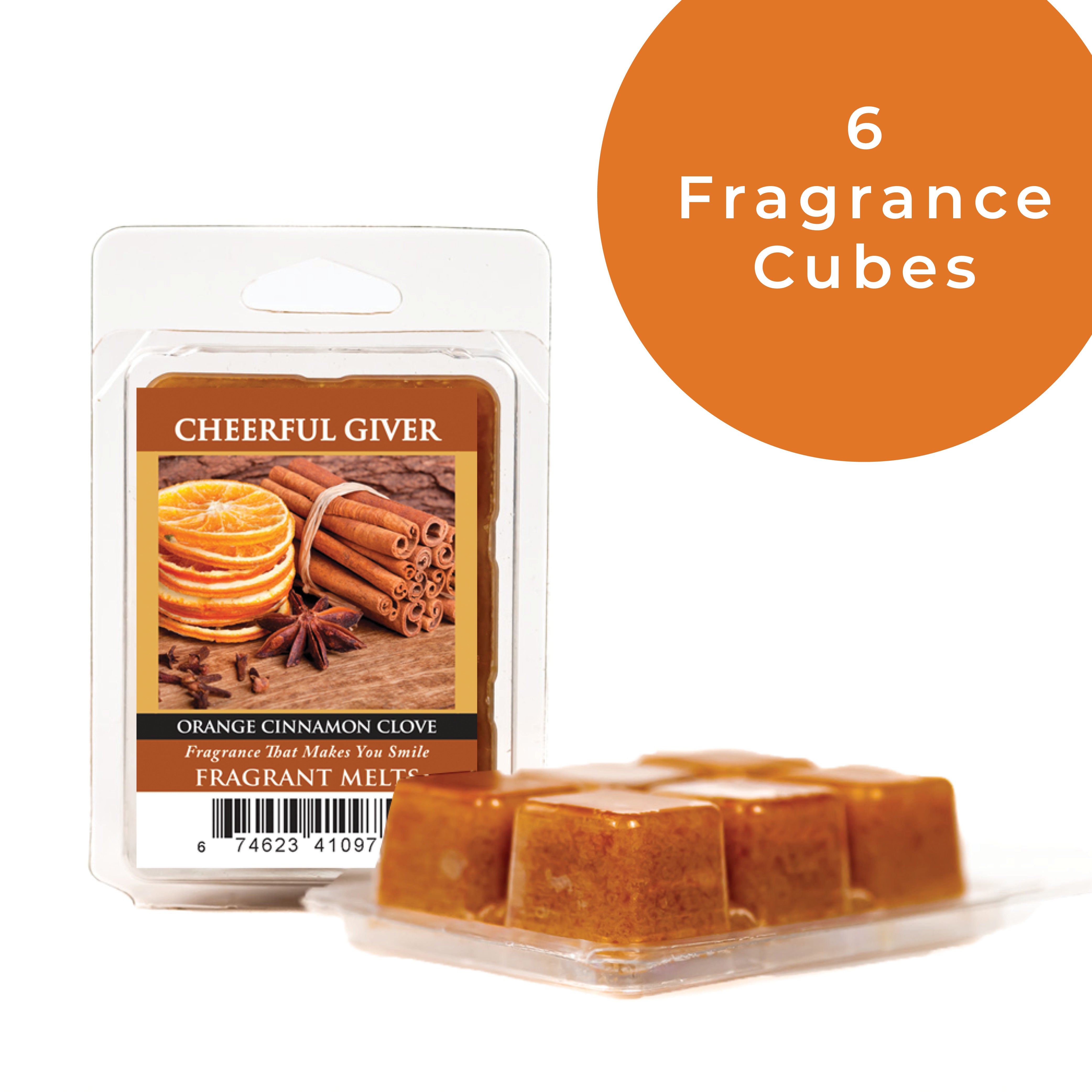 Orange Cinnamon Clove Wax Melts | A Cheerful Giver