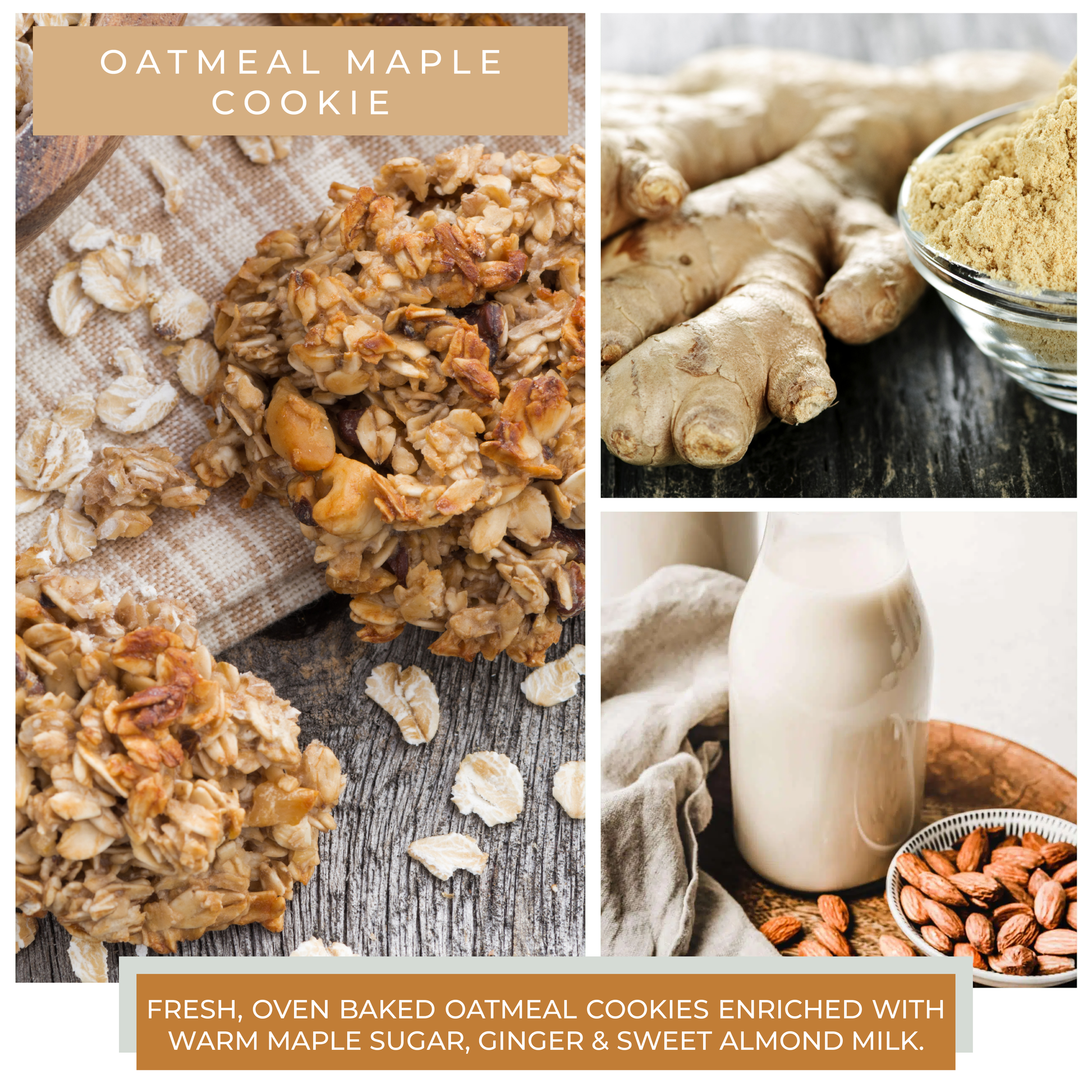 Oatmeal Maple Cookie - 6 oz Baby Candle