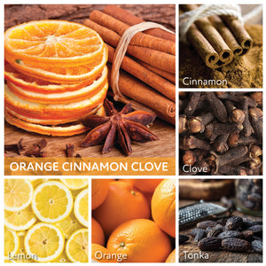 Orange Cinnamon Clove - 24 oz Cheerful Candle