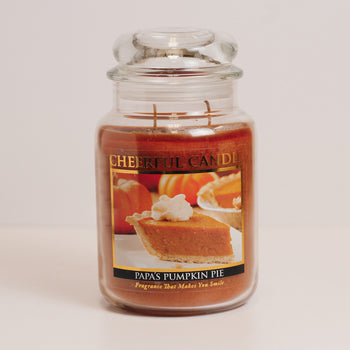 Papa's Pumpkin Pie - 24 oz Cheerful Candle
