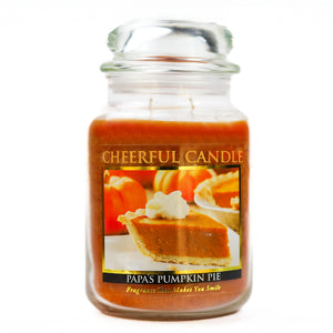 Papa's Pumpkin Pie - 24 oz Cheerful Candle