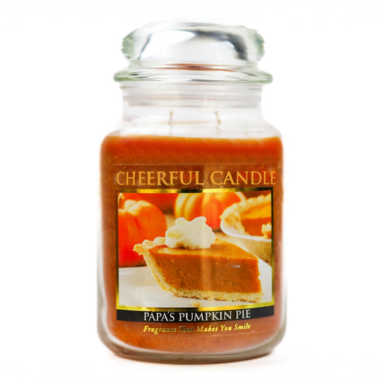 Papa's Pumpkin Pie - 24 oz Cheerful Candle