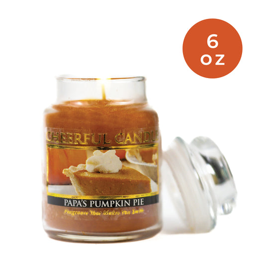 Papa's Pumpkin Pie - 6 oz Cheerful Candle