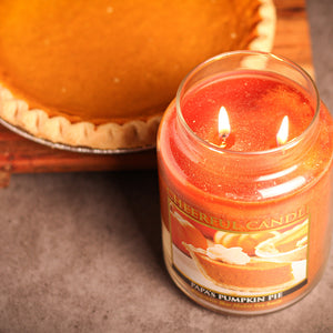 Papa's Pumpkin Pie - 24 oz Cheerful Candle