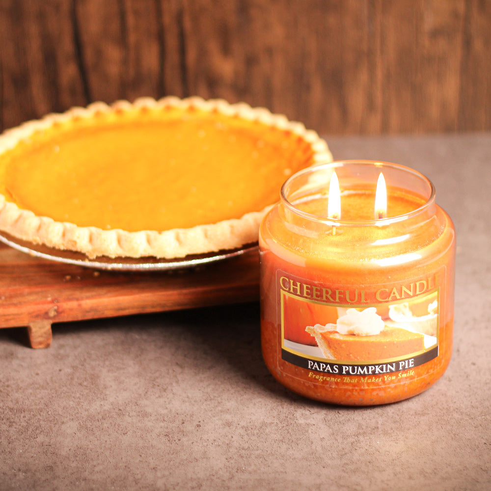 Papa's Pumpkin Pie - 16 oz Cheerful Candle