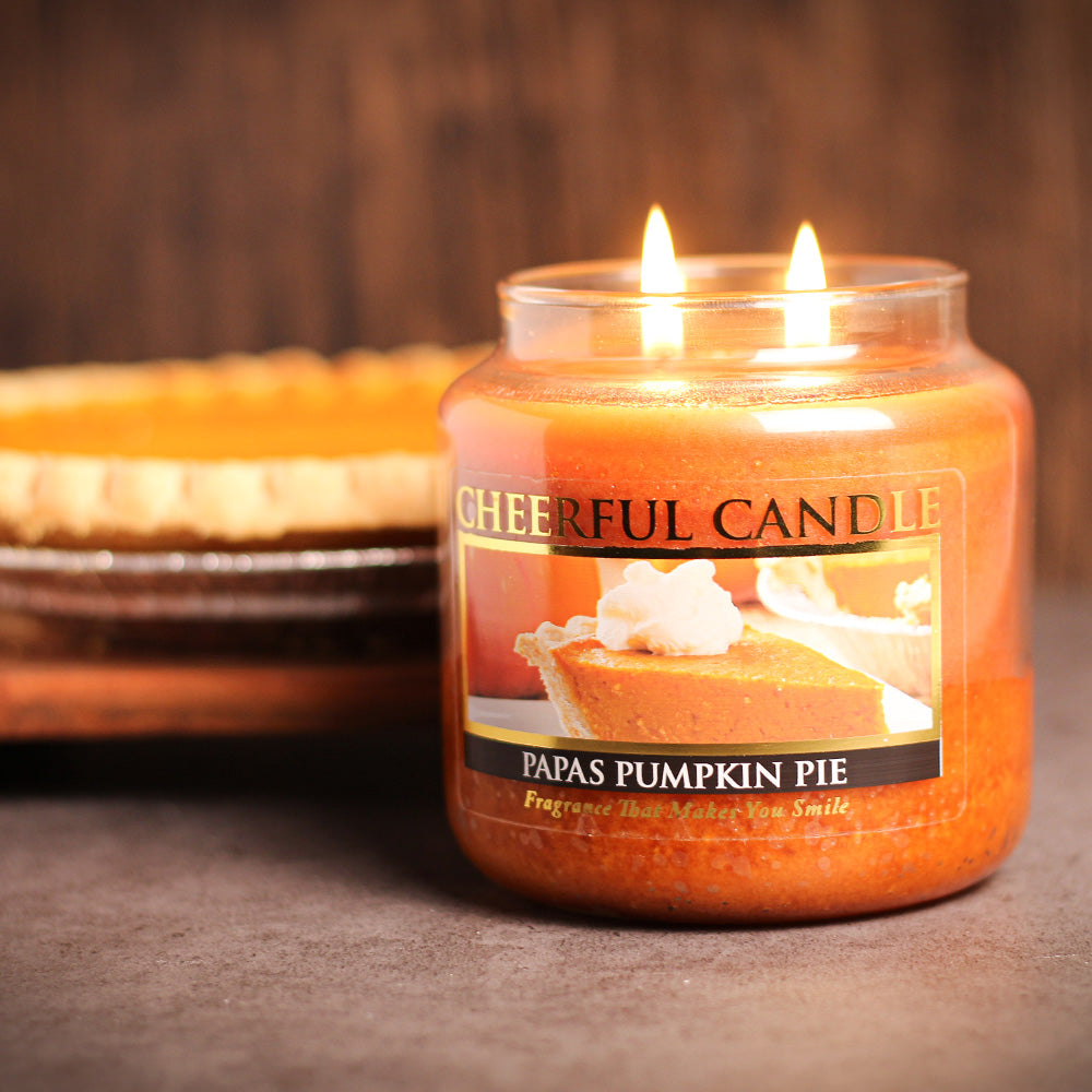 Papa's Pumpkin Pie - 16 oz Cheerful Candle