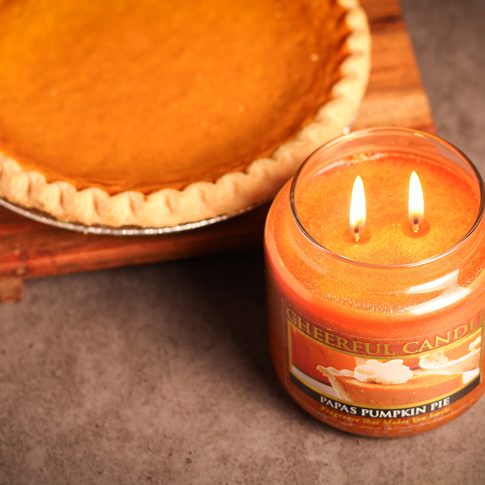 Papa's Pumpkin Pie - 16 oz Cheerful Candle