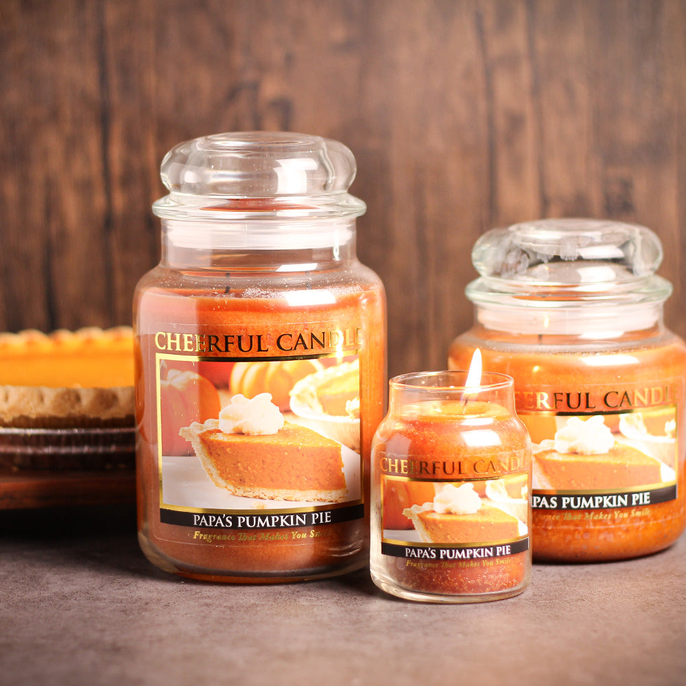 Papa's Pumpkin Pie - 16 oz Cheerful Candle