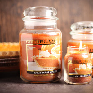 Papa's Pumpkin Pie - 24 oz Cheerful Candle