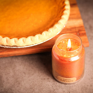 Papa's Pumpkin Pie - 6 oz Baby Candle
