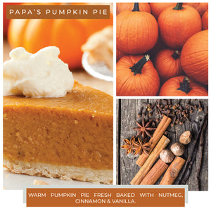 Papa's Pumpkin Pie - 22 oz Mama Candle