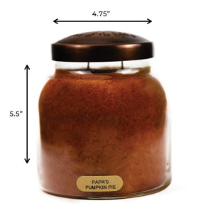 Papa's Pumpkin Pie - 34 oz Papa Candle