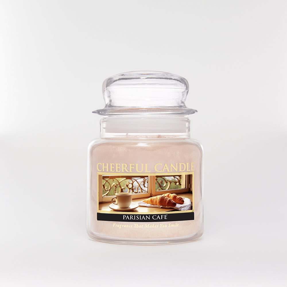 Parisian Cafe Scented Candle -16 oz, Double Wick, Cheerful Candle