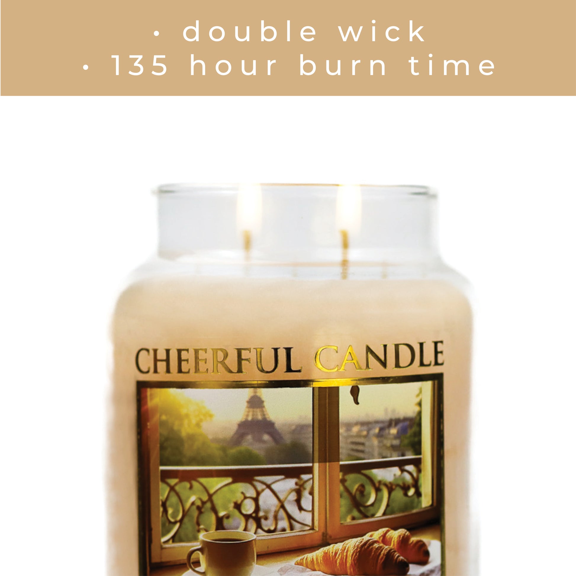 Parisian Cafe - 24 oz Cheerful Candle