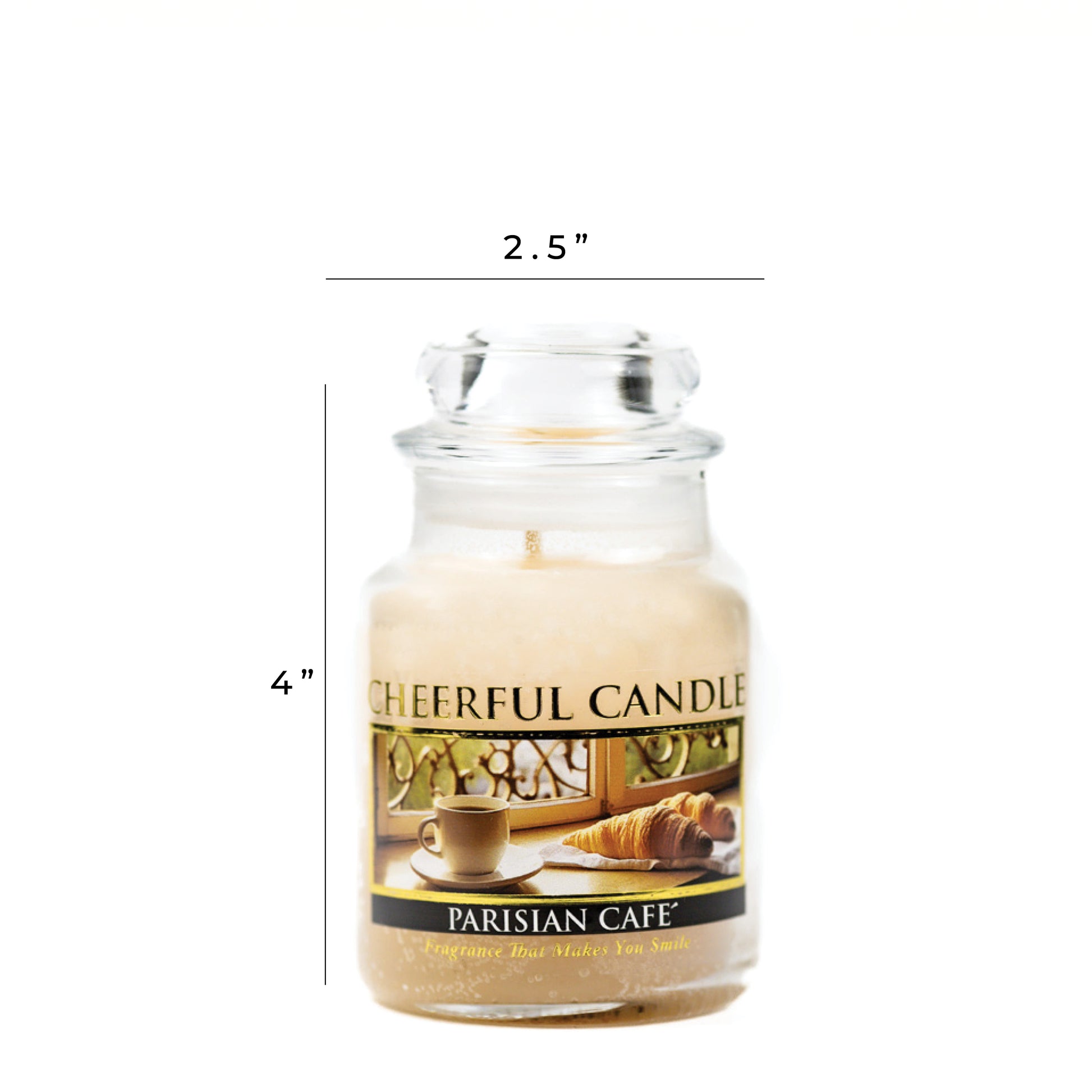 Parisian Cafe - 6 oz Cheerful Candle