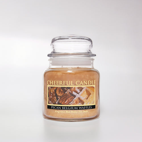Pecan Belgium Waffles Scented Candle -16 oz, Double Wick, Cheerful Candle