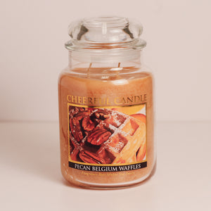 Pecan Belgium Waffles - 24 oz Cheerful Candle