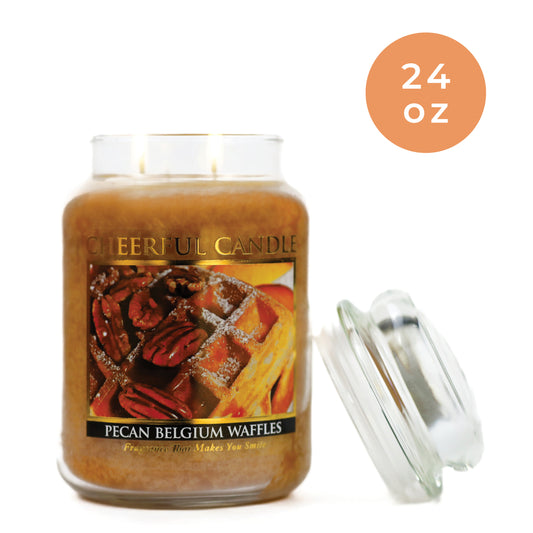 Pecan Belgium Waffles - 24 oz Cheerful Candle
