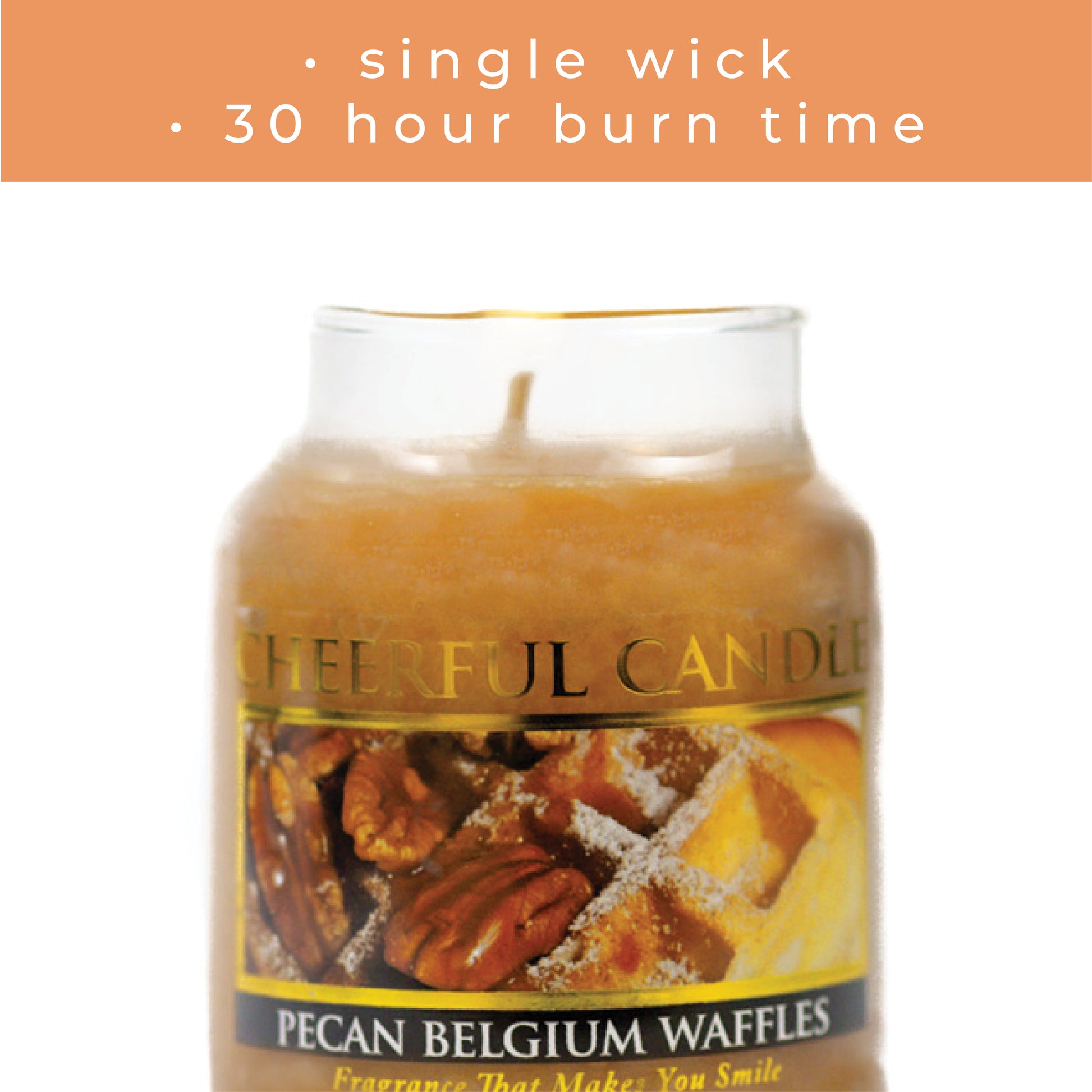 Pecan Belgium Waffles - 6 oz Cheerful Candle