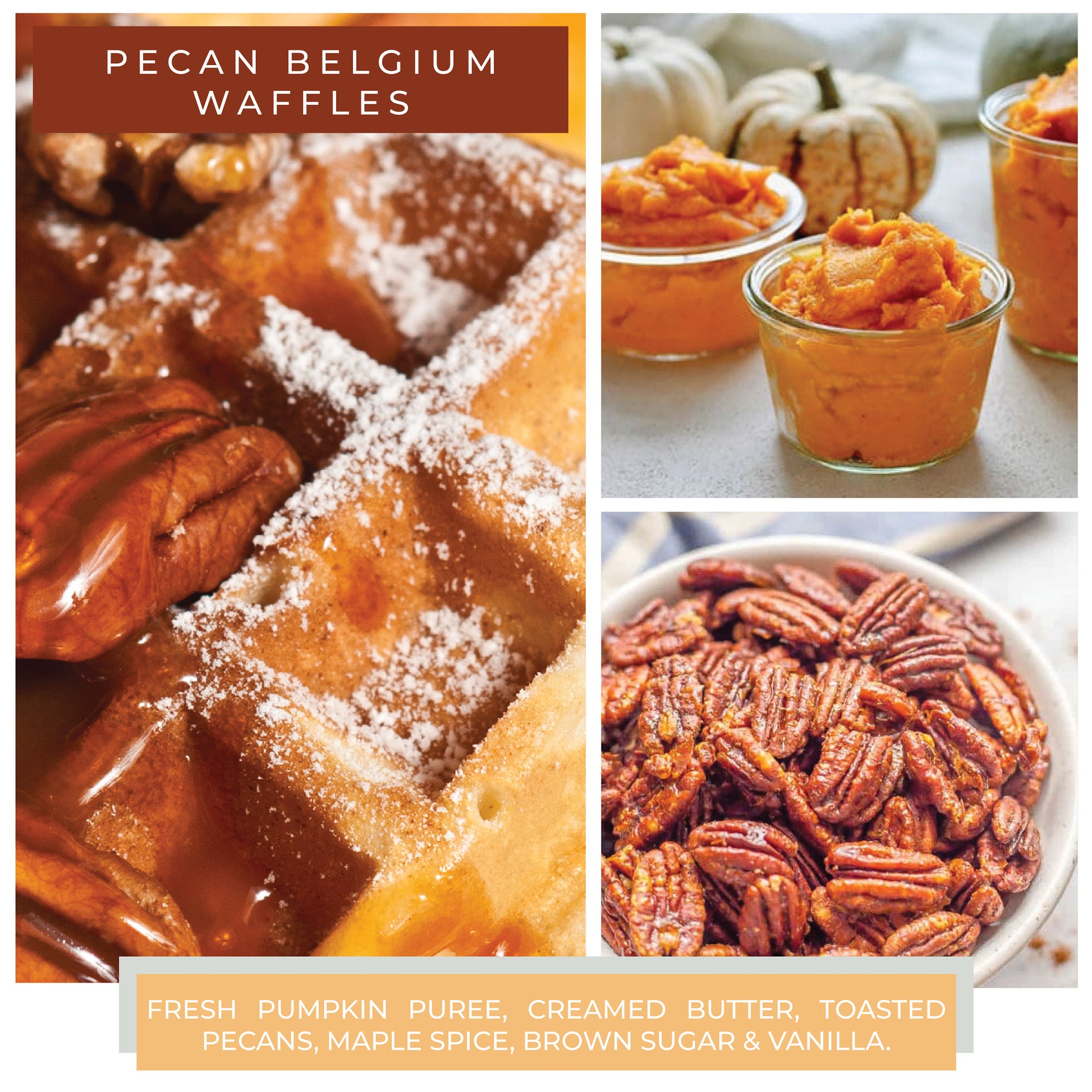 Pecan Belgium Waffles - 22 oz Mama Candle