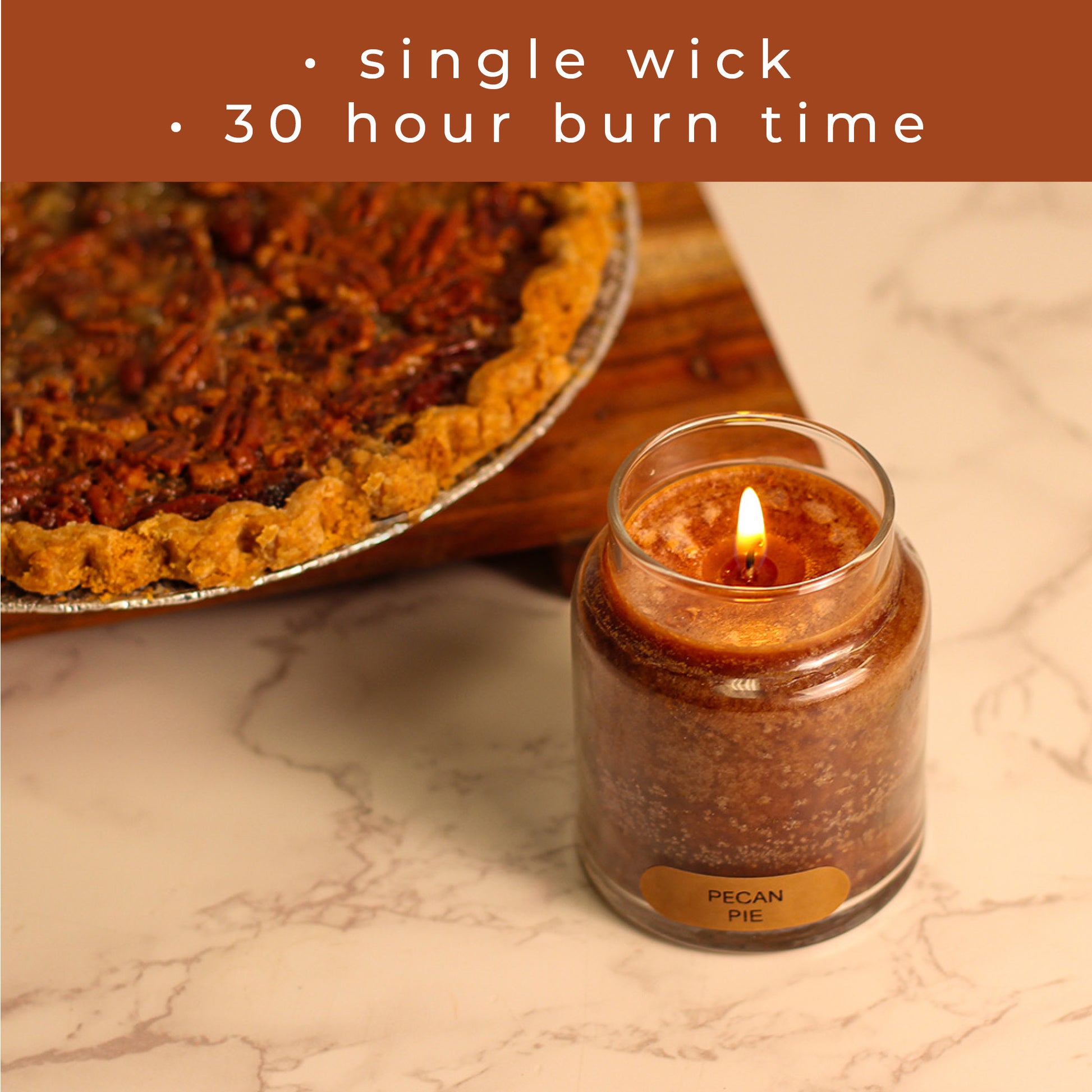 Pecan Pie - 6 oz Baby Candle