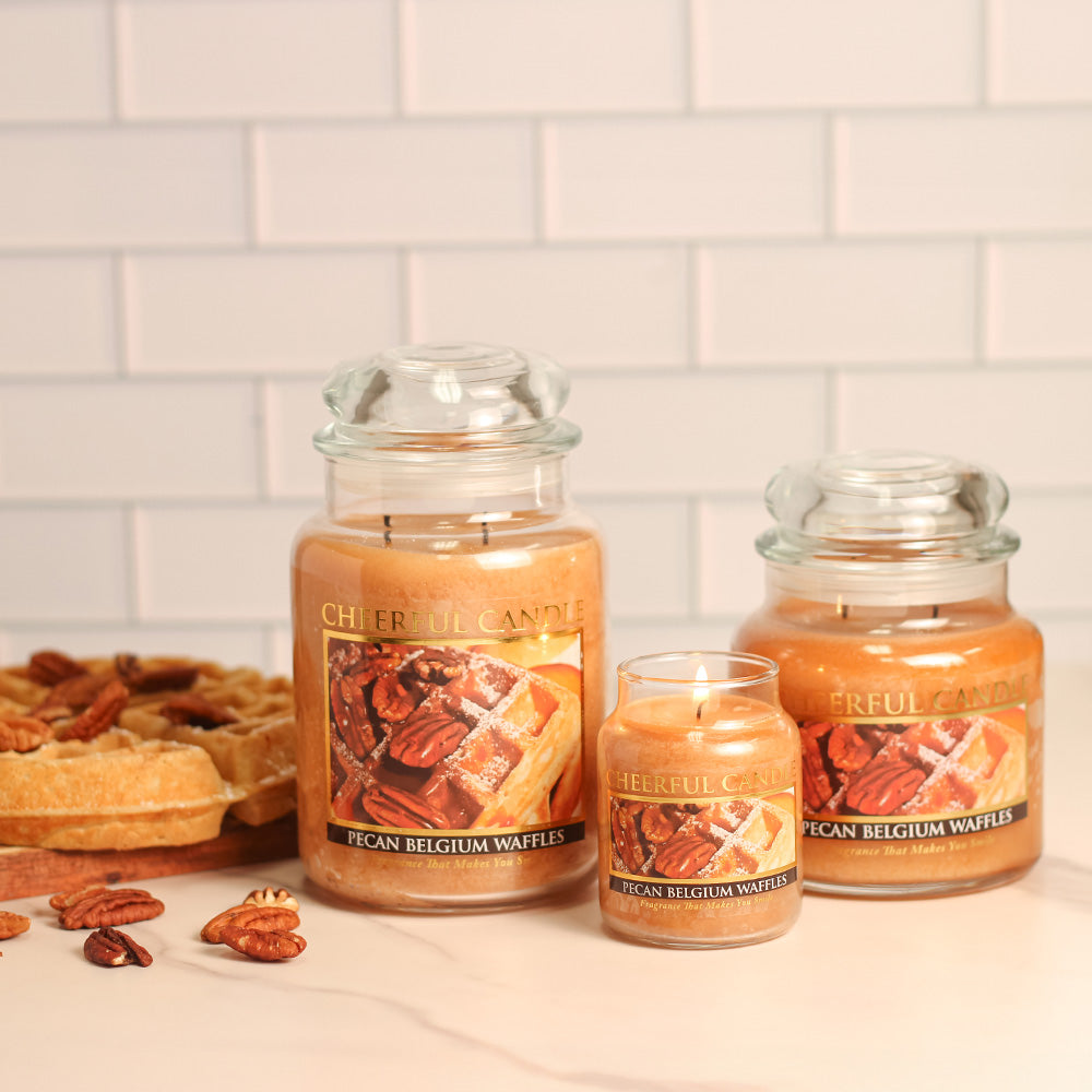 Pecan Belgium Waffles - 24 oz Cheerful Candle