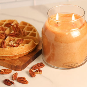 Pecan Belgium Waffles - 34 oz Papa Candle