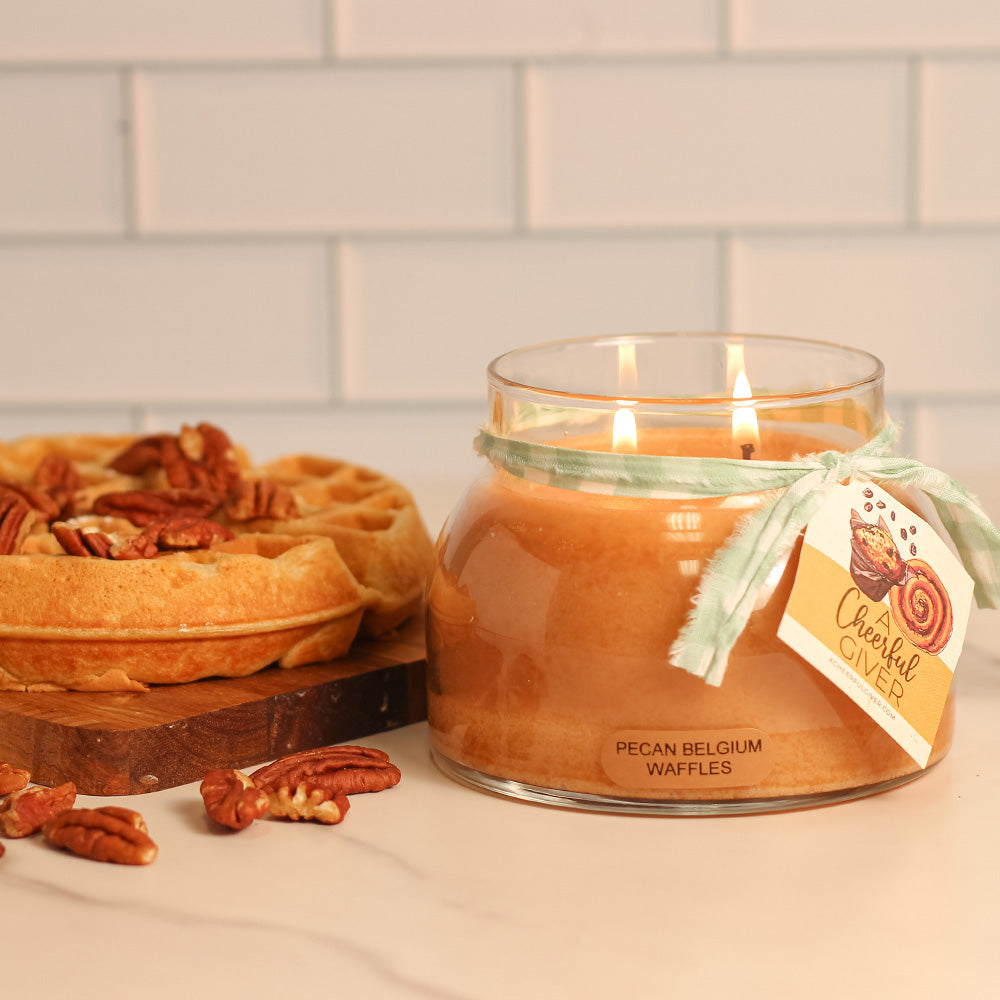 Pecan Belgium Waffles - 22 oz Mama Candle