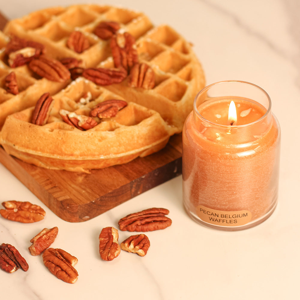 Pecan Belgium Waffles - 6 oz Baby Candle