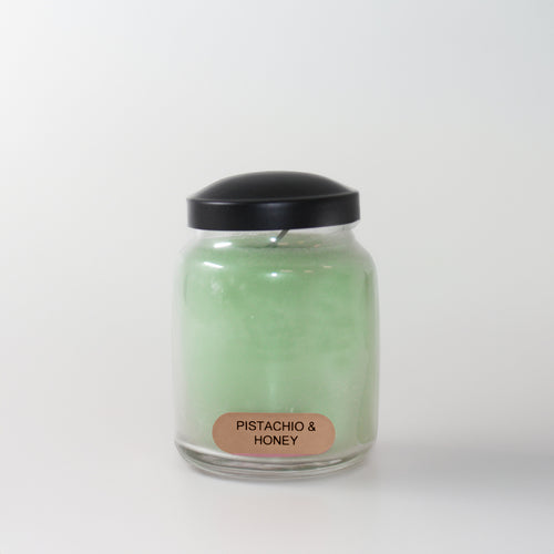 Pistachio & Honey Scented Candle - 6 oz, Single Wick, Baby Jar