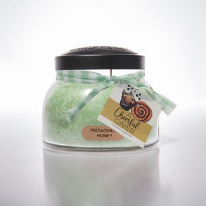 Pistachio & Honey Scented Candle - 22 oz, Double Wick, Mama Jar