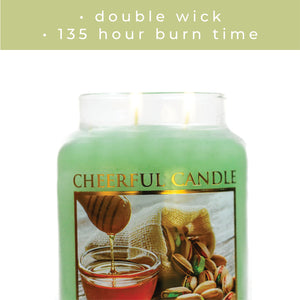 Pistachio & Honey - 24 oz Cheerful Candle