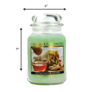 Pistachio & Honey - 24 oz Cheerful Candle