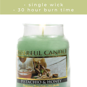 Pistachio & Honey - 6 oz Cheerful Candle