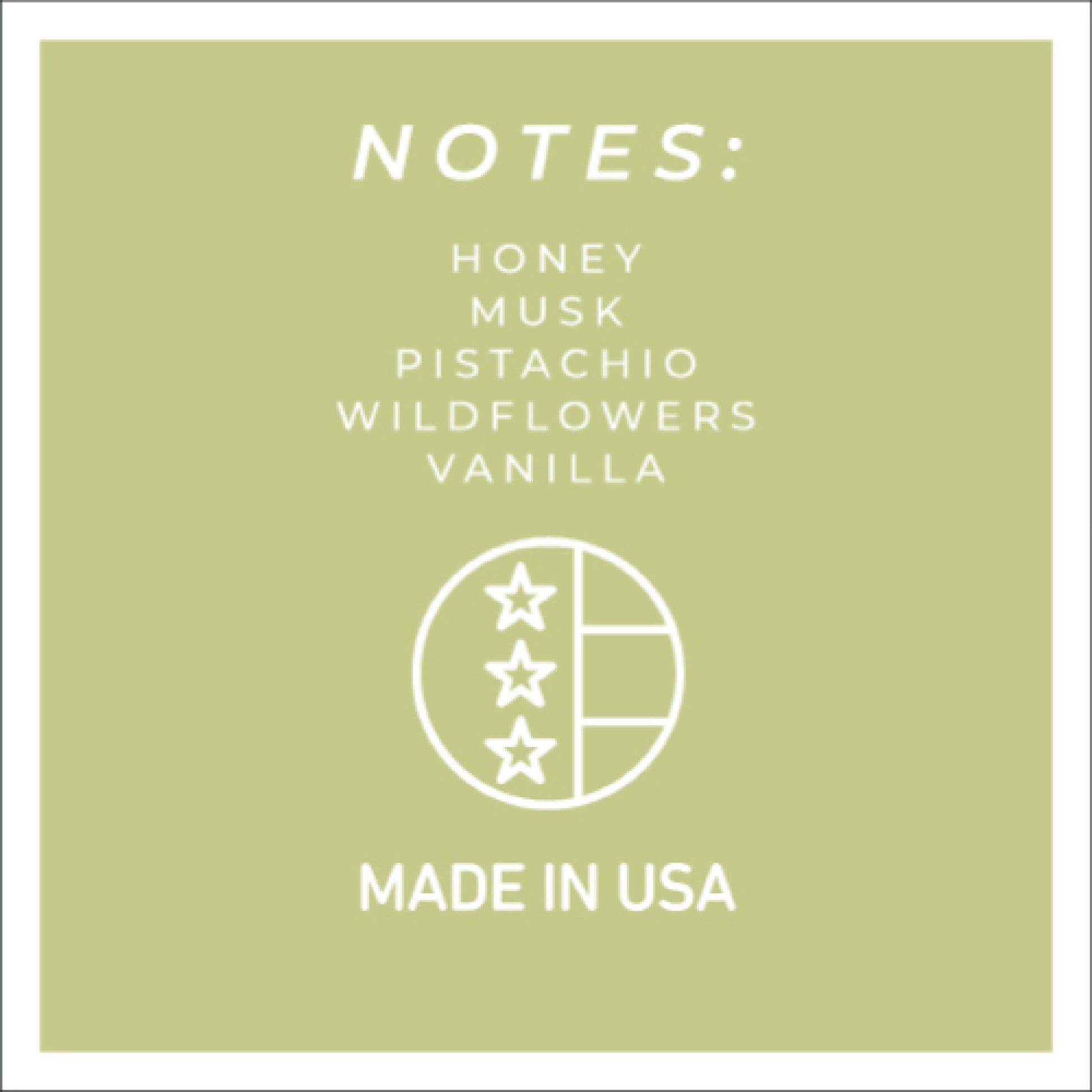 Pistachio & Honey - 6 oz Cheerful Candle