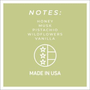 Pistachio & Honey - 6 oz Cheerful Candle
