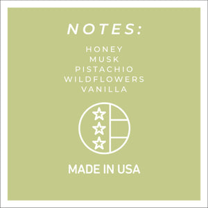Pistachio & Honey - 6 oz Baby Candle