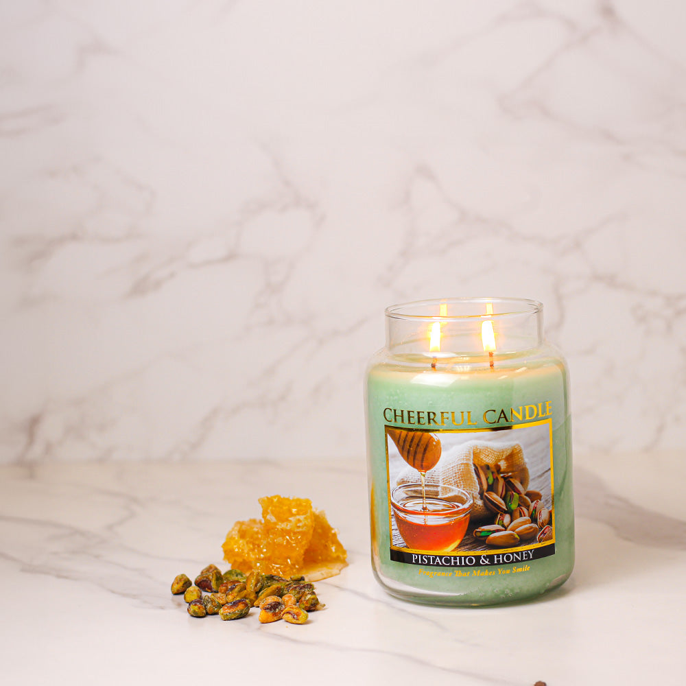 Pistachio & Honey - 24 oz Cheerful Candle