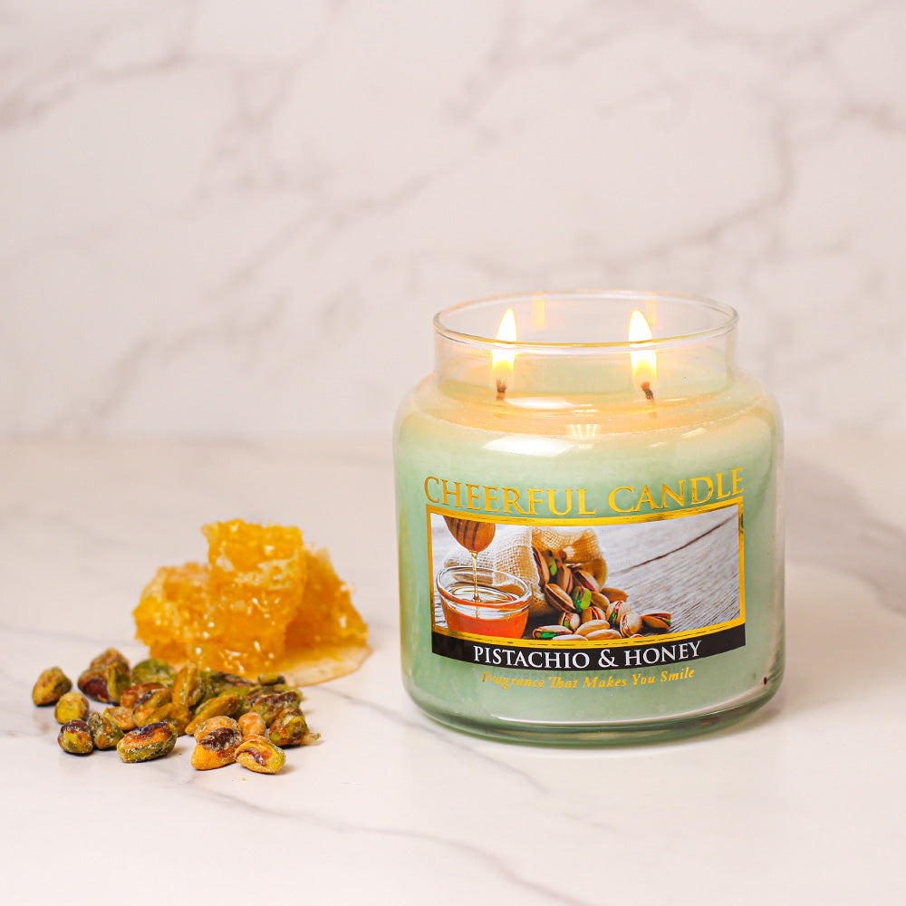 Pistachio & Honey - 16 oz Cheerful Candle