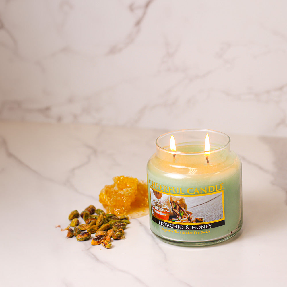 Pistachio & Honey - 16 oz Cheerful Candle