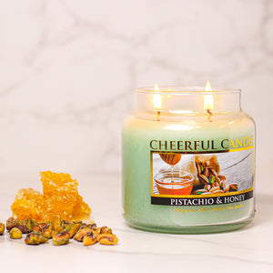 Pistachio & Honey - 16 oz Cheerful Candle