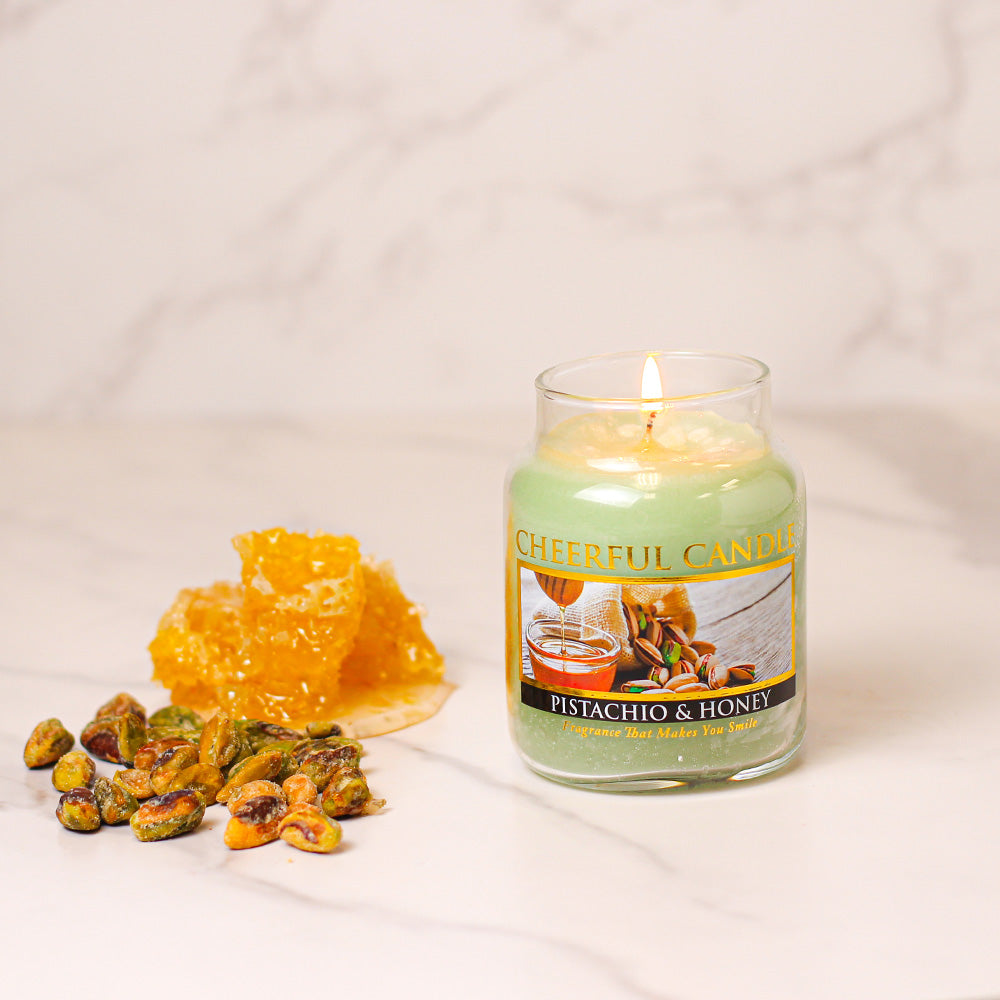 Pistachio & Honey - 6 oz Cheerful Candle