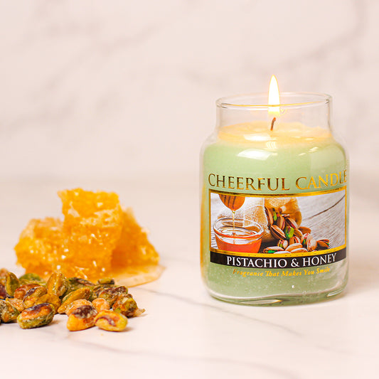 Pistachio & Honey - 6 oz Cheerful Candle