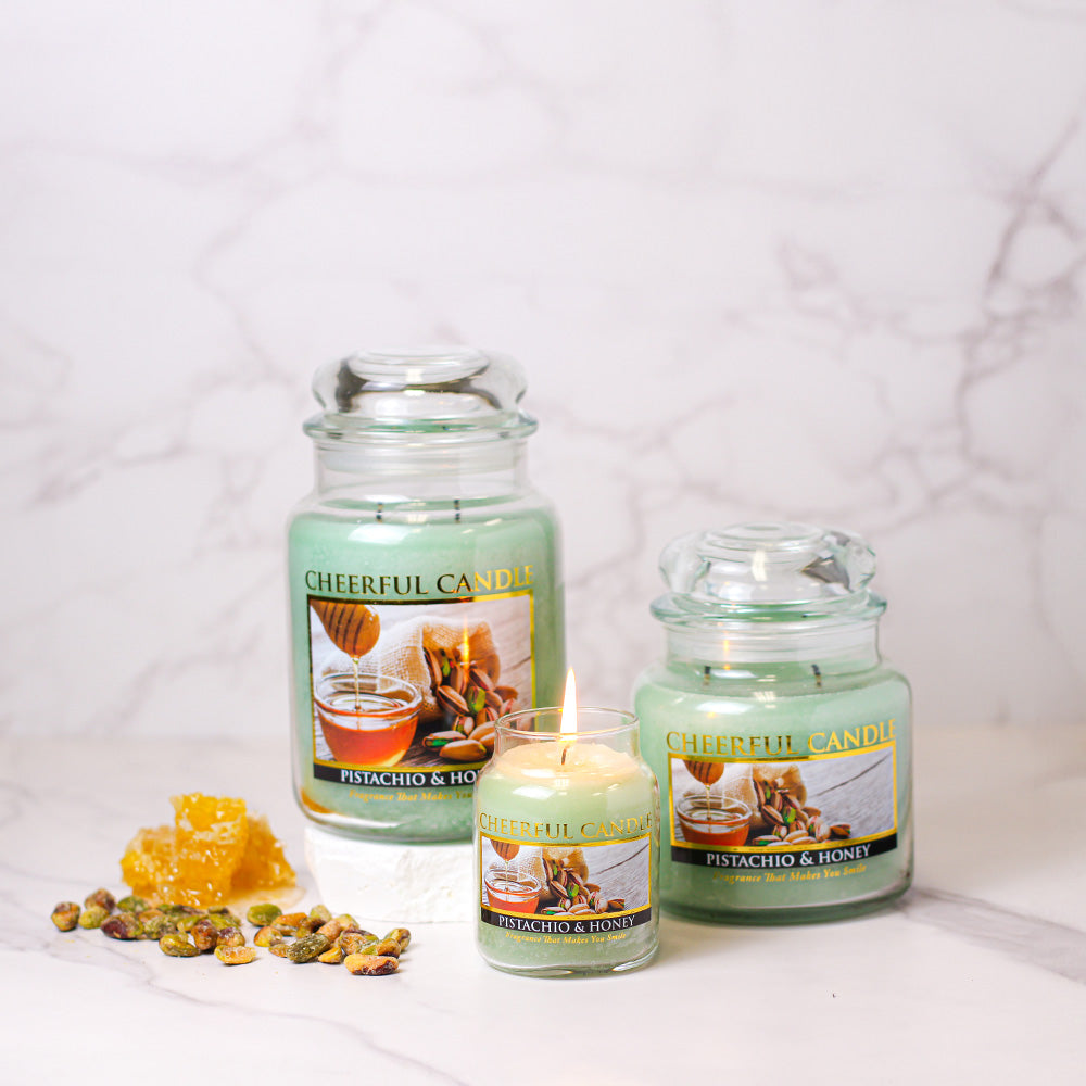 Pistachio & Honey - 16 oz Cheerful Candle