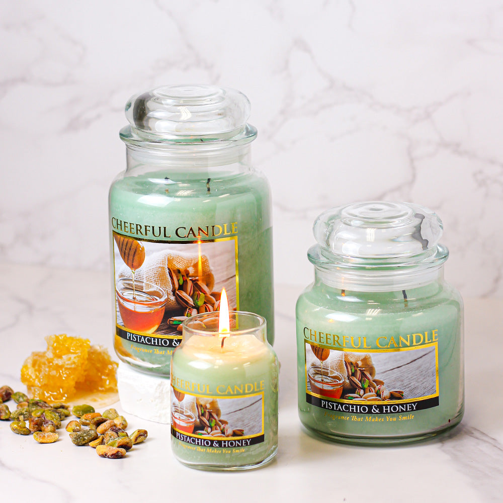 Pistachio & Honey - 6 oz Cheerful Candle