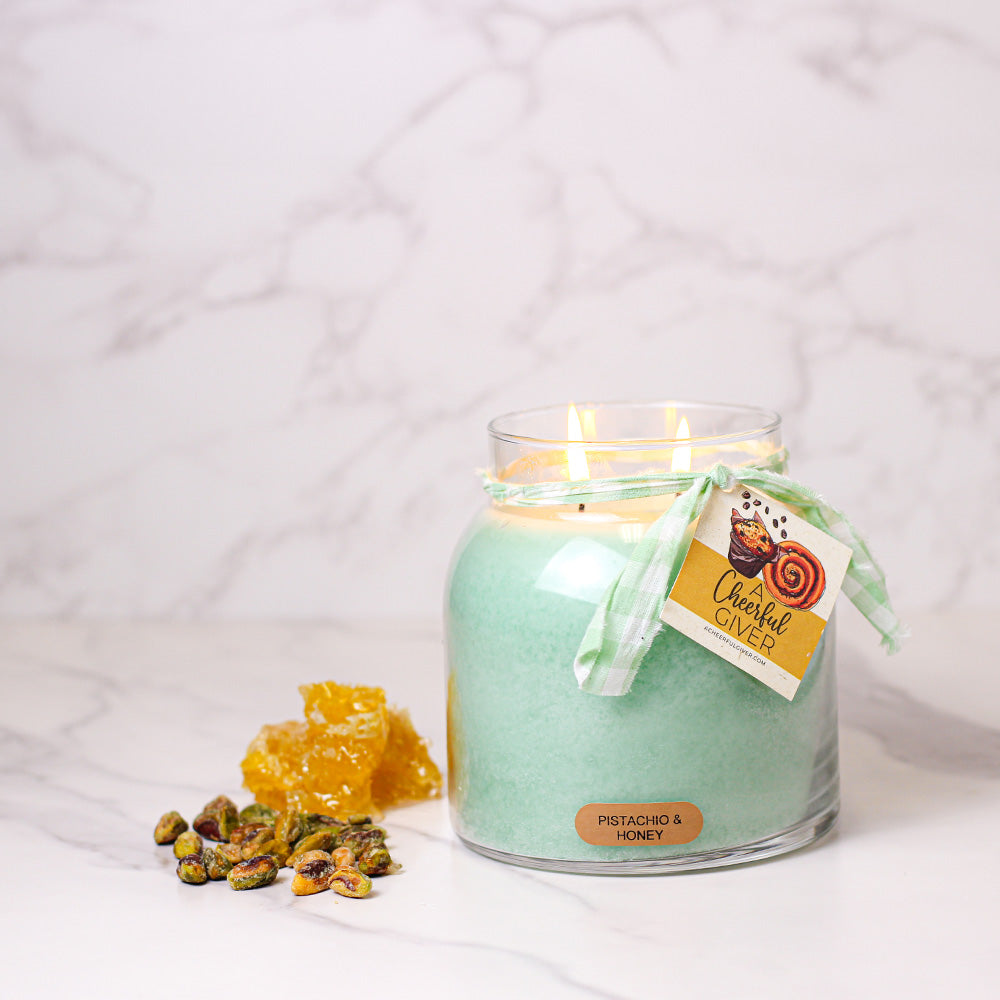 Pistachio & Honey - 34 oz Papa Candle