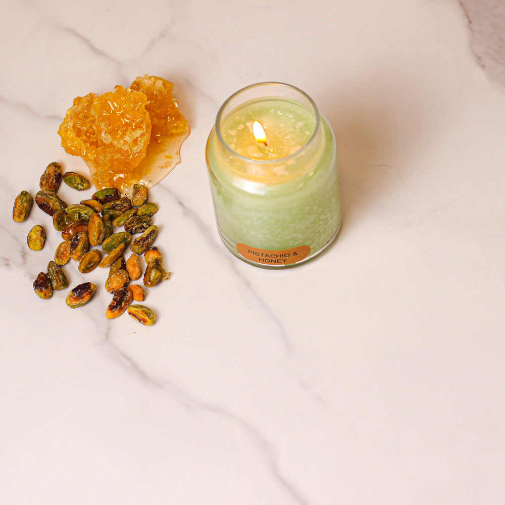 Pistachio & Honey - 6 oz Baby Candle