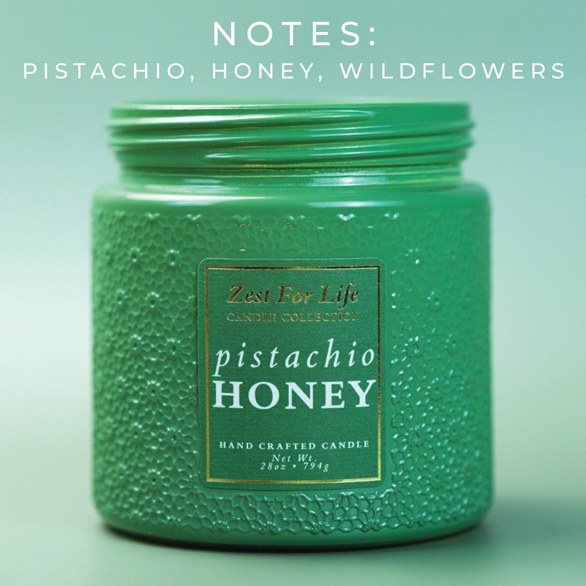 Pistachio Honey - Zest For Life Candle
