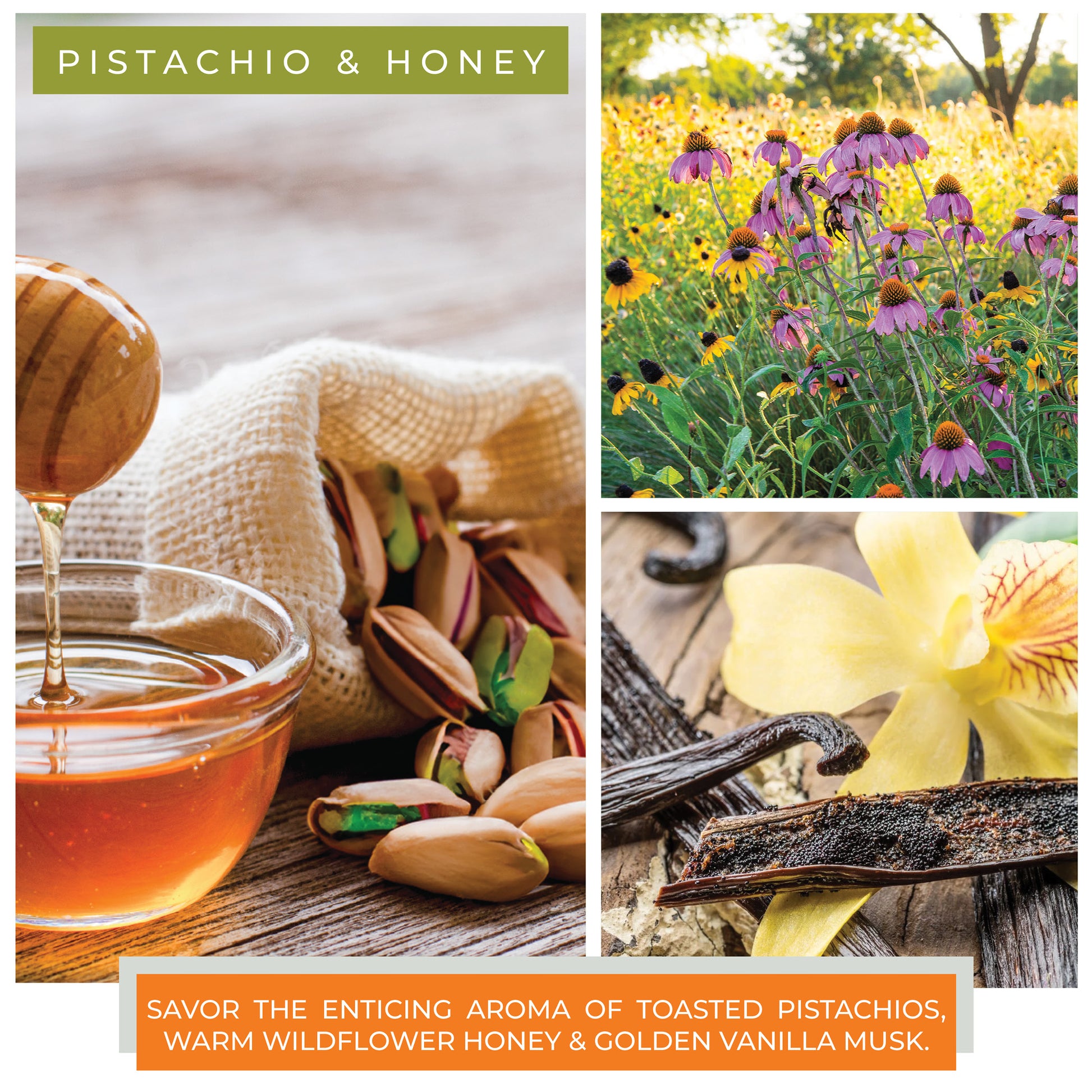 Pistachio & Honey - 22 oz Mama Candle