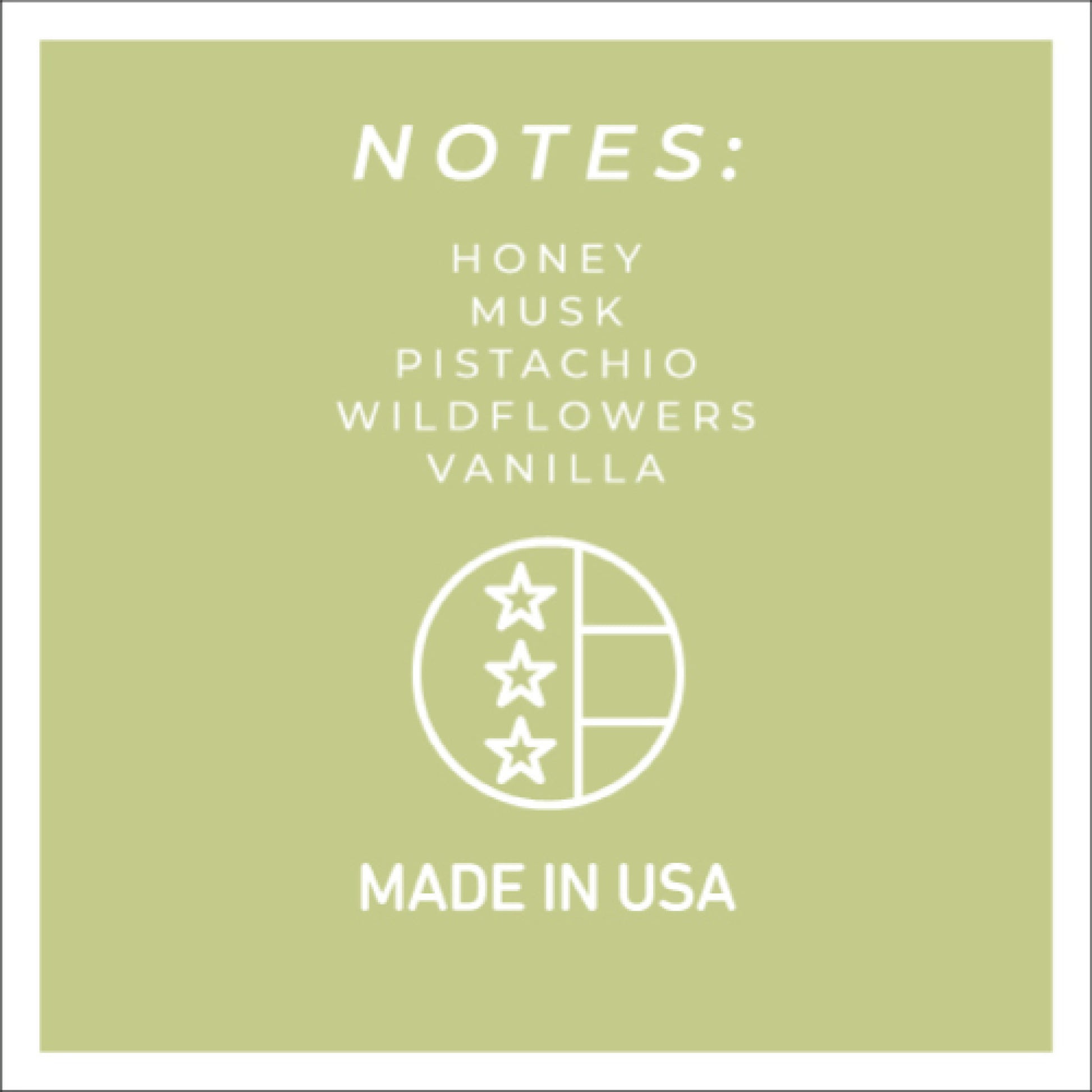 Pistachio & Honey - 34 oz Papa Candle